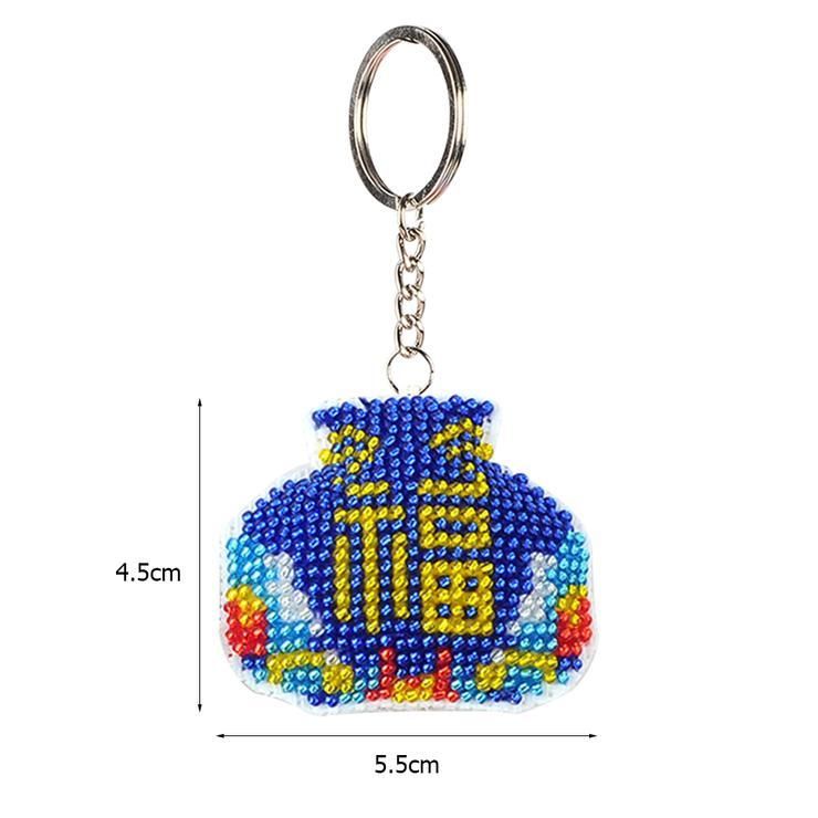 Bead Embroidery Keychain - Lucky Bag