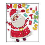 14CT Stamped Cross Stitch DIY Merry Christmas Embroidery 43 X 37cm  C230