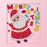 14CT Stamped Cross Stitch DIY Merry Christmas Embroidery 43 X 37cm  C230