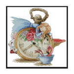 Stamped Cross Stitch Fairy Tale Character 14CT Embroidery Set  Girl KB083