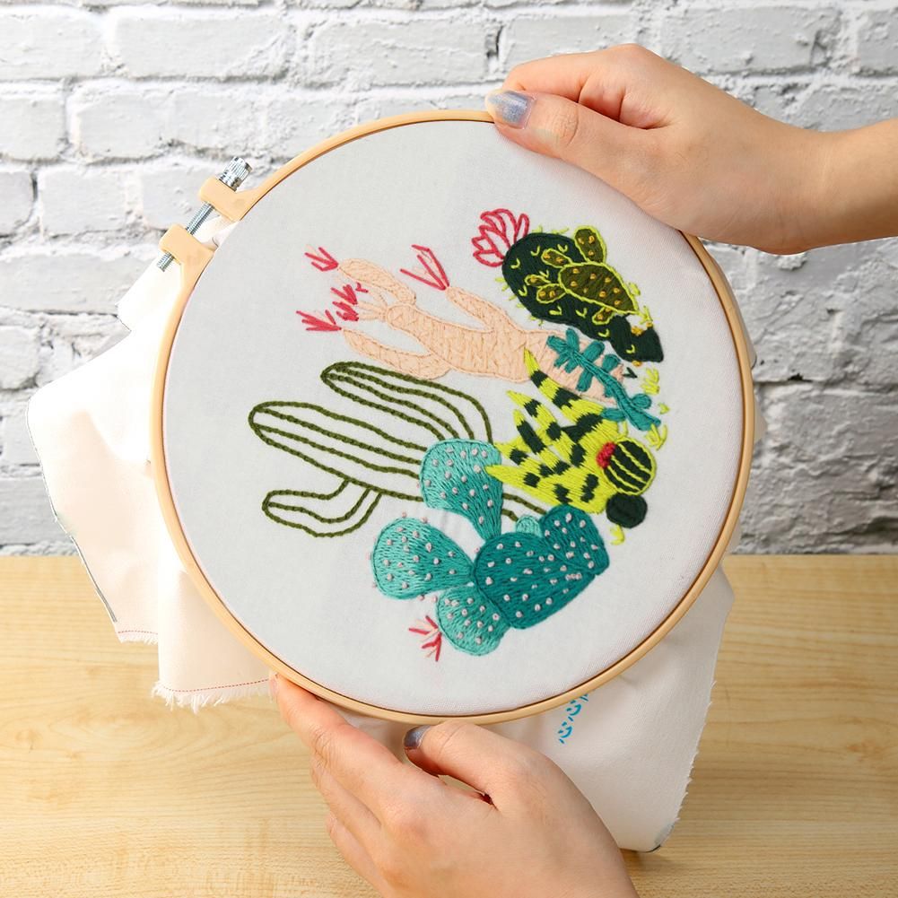 (30*30cm)Embroidery Kit - Cactus