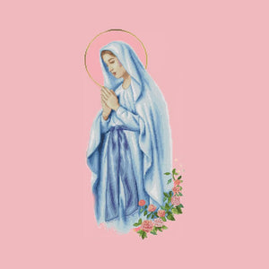 Virgin Mary Embroidery Set 14CT Stamped Cross Stitch DIY Needlework  R719