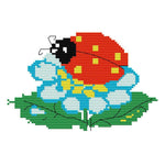 (20*15cm)14ct Stamped Cross Stitch - Ladybug