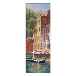 14CT Stamped Cross Stitch DIY Printed Needlework  F375 Portofino Italy